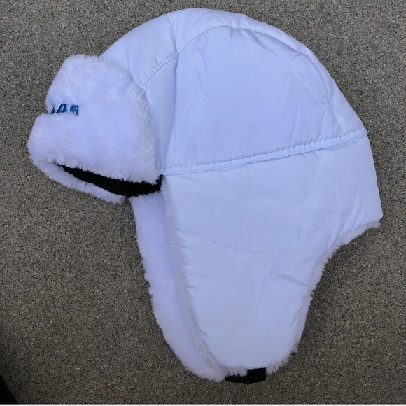 White Fur-Lined Men's Hat - Picture 2 of 3